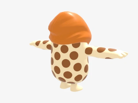 Onesie Fall Guy - Fortnite 3D Model