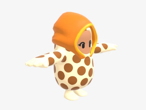 Onesie Fall Guy - Fortnite 3D Model