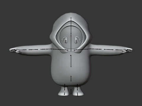 Onesie Fall Guy - Fortnite 3D Model