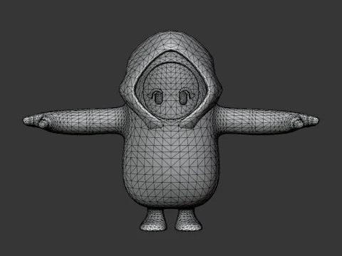 Onesie Fall Guy - Fortnite 3D Model