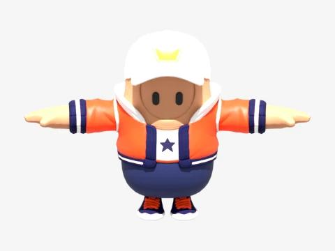Onesie Fall Guy - Fortnite 3D Model