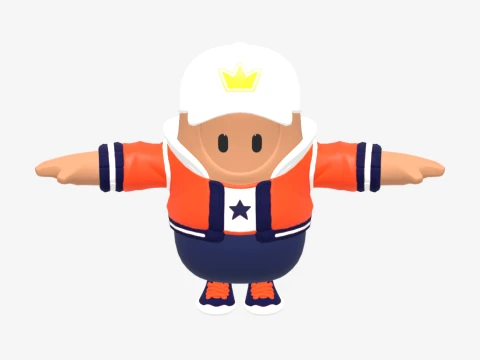 Onesie Fall Guy - Fortnite 3D Model
