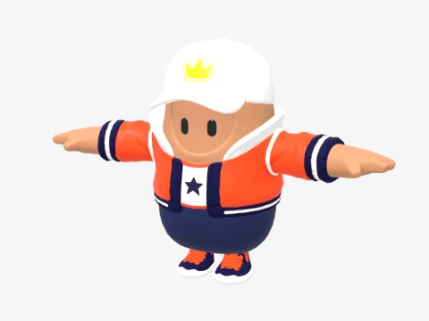 Onesie Fall Guy - Fortnite 3D Model