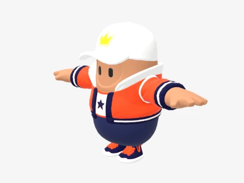 Onesie Fall Guy - Fortnite 3D Model