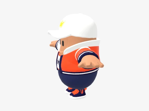 Onesie Fall Guy - Fortnite 3D Model