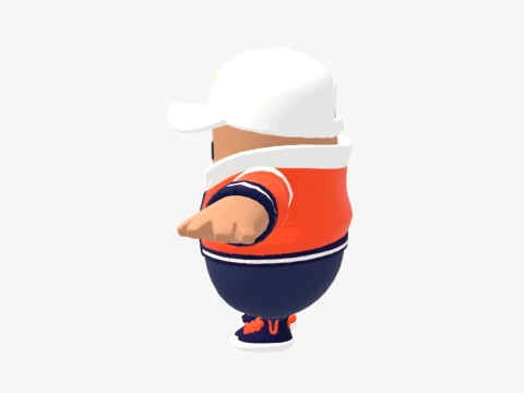 Onesie Fall Guy - Fortnite 3D Model