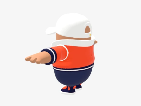 Onesie Fall Guy - Fortnite 3D Model