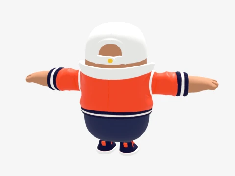 Onesie Fall Guy - Fortnite 3D Model