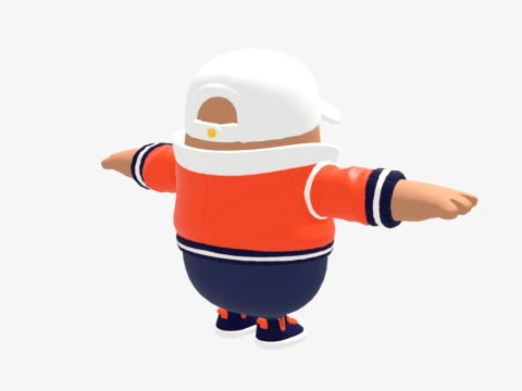 Onesie Fall Guy - Fortnite 3D Model