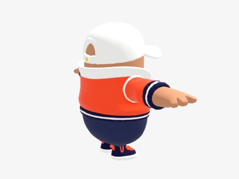 Onesie Fall Guy - Fortnite 3D Model