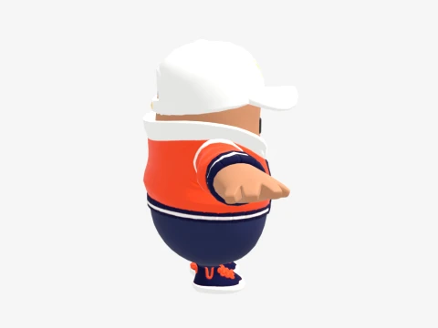Onesie Fall Guy - Fortnite 3D Model