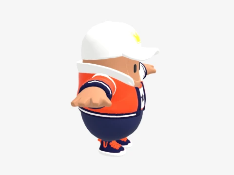 Onesie Fall Guy - Fortnite 3D Model