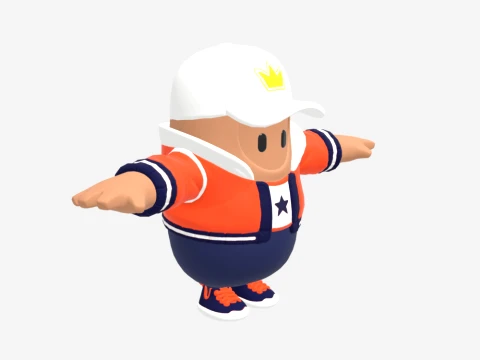 Onesie Fall Guy - Fortnite 3D Model