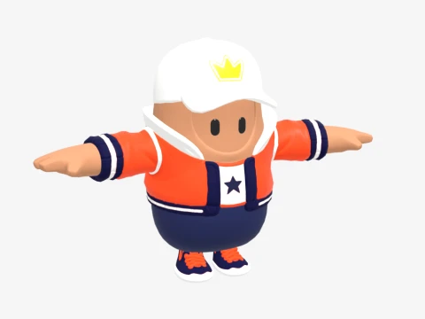 Onesie Fall Guy - Fortnite 3D Model