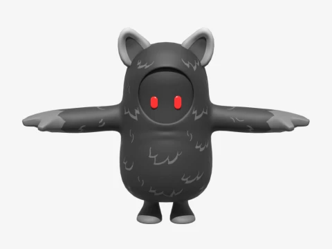 El chico de la ca&iacute;da del Hombre Polilla - Fortnite Modelo 3D