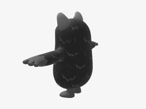 The Mothman Fall Guy - Fortnite 3D Model