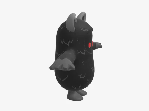 The Mothman Fall Guy - Fortnite 3D Model
