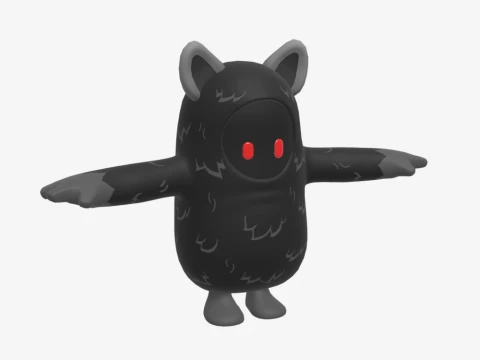 The Mothman Fall Guy - Fortnite 3D Model