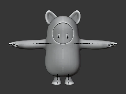 The Mothman Fall Guy - Fortnite 3D Model