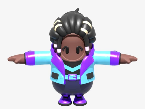 Aniyah Fall Guy - Fortnite Modèle 3D