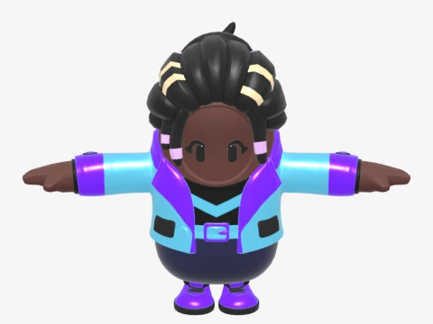 Aniyah Fall Guy - Fortnite 3D Model