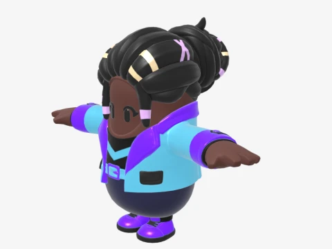 Aniyah Fall Guy - Fortnite 3D Model