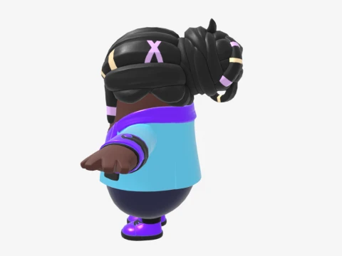 Aniyah Fall Guy - Fortnite 3D Model