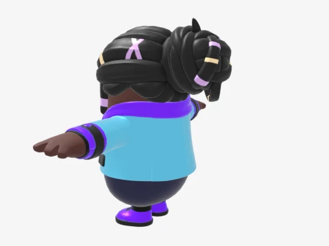 Aniyah Fall Guy - Fortnite 3D Model