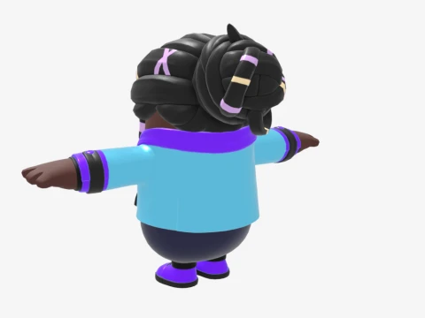 Aniyah Fall Guy - Fortnite 3D Model