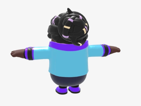 Aniyah Fall Guy - Fortnite 3D Model