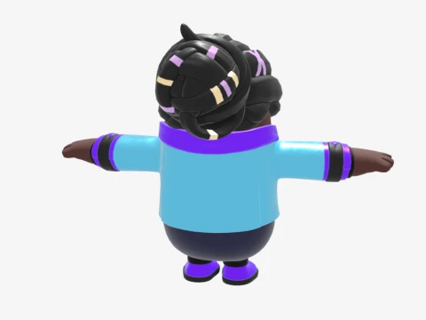Aniyah Fall Guy - Fortnite 3D Model