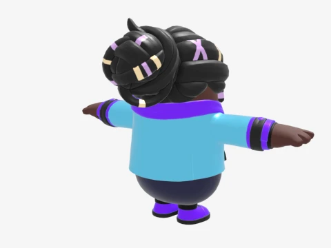Aniyah Fall Guy - Fortnite 3D Model