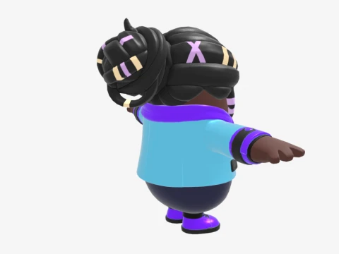 Aniyah Fall Guy - Fortnite 3D Model