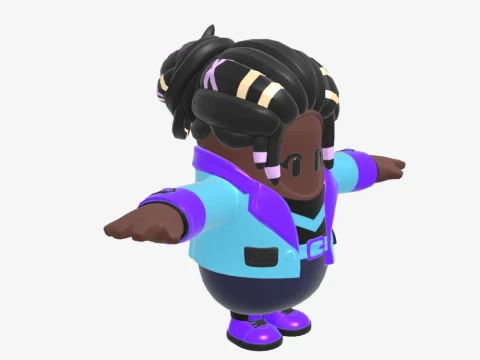Aniyah Fall Guy - Fortnite 3D Model