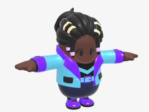 Aniyah Fall Guy - Fortnite 3D Model