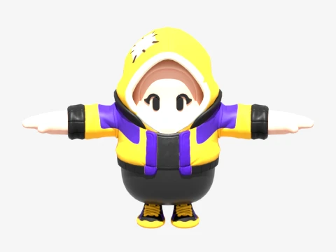 Bernie Fall Guy - Fortnite Modelo 3D