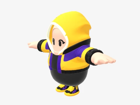 Bernie Fall Guy - Fortnite 3D Model