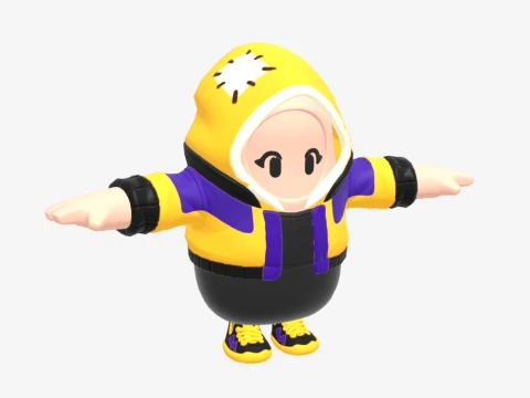Bernie Fall Guy - Fortnite 3D Model