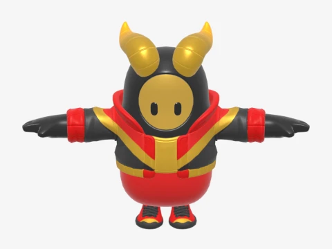 Heavy Elite Legionnaire Fall Guy - Fortnite 3D Model