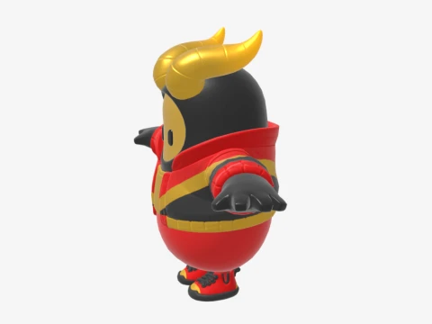 Heavy Elite Legionnaire Fall Guy - Fortnite 3D Model