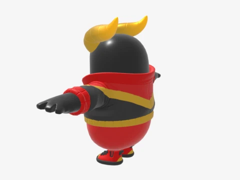 Heavy Elite Legionnaire Fall Guy - Fortnite 3D Model