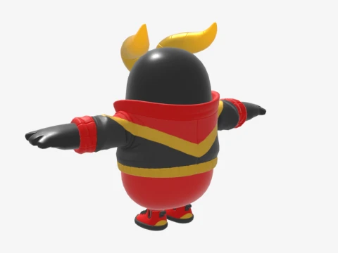 Heavy Elite Legionnaire Fall Guy - Fortnite 3D Model