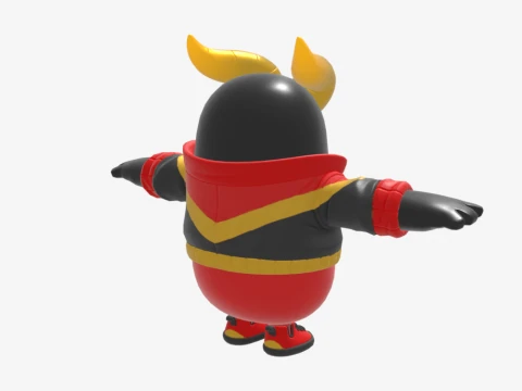 Heavy Elite Legionnaire Fall Guy - Fortnite 3D Model