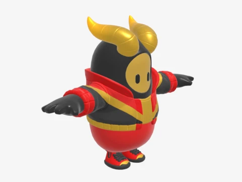 Heavy Elite Legionnaire Fall Guy - Fortnite 3D Model