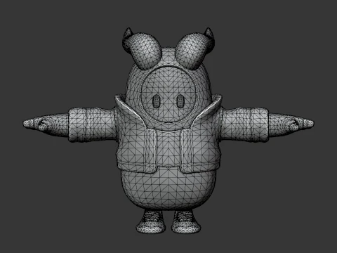Heavy Elite Legionnaire Fall Guy - Fortnite 3D Model