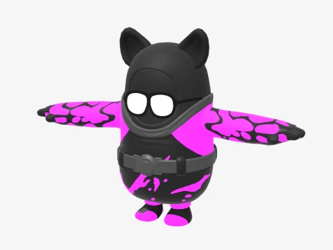 Phantom Meowscles Fall Guy - Fortnite 3D Model