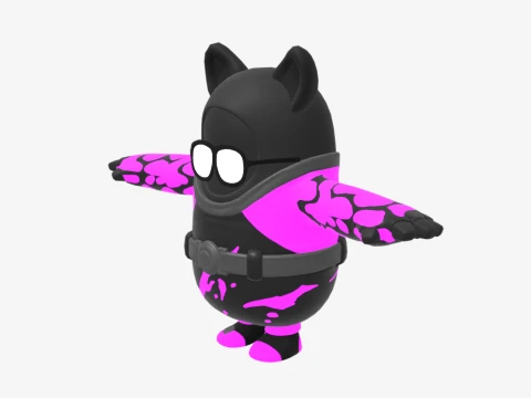 Phantom Meowscles Fall Guy - Fortnite 3D Model