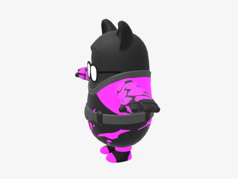 Phantom Meowscles Fall Guy - Fortnite 3D Model