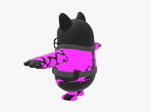 Phantom Meowscles Fall Guy - Fortnite 3D Model