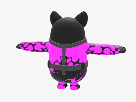 Phantom Meowscles Fall Guy - Fortnite 3D Model